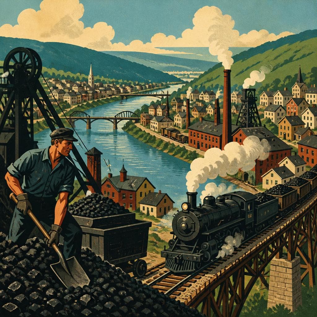 Cover art for How Coal Made Mauch Chunk Boom