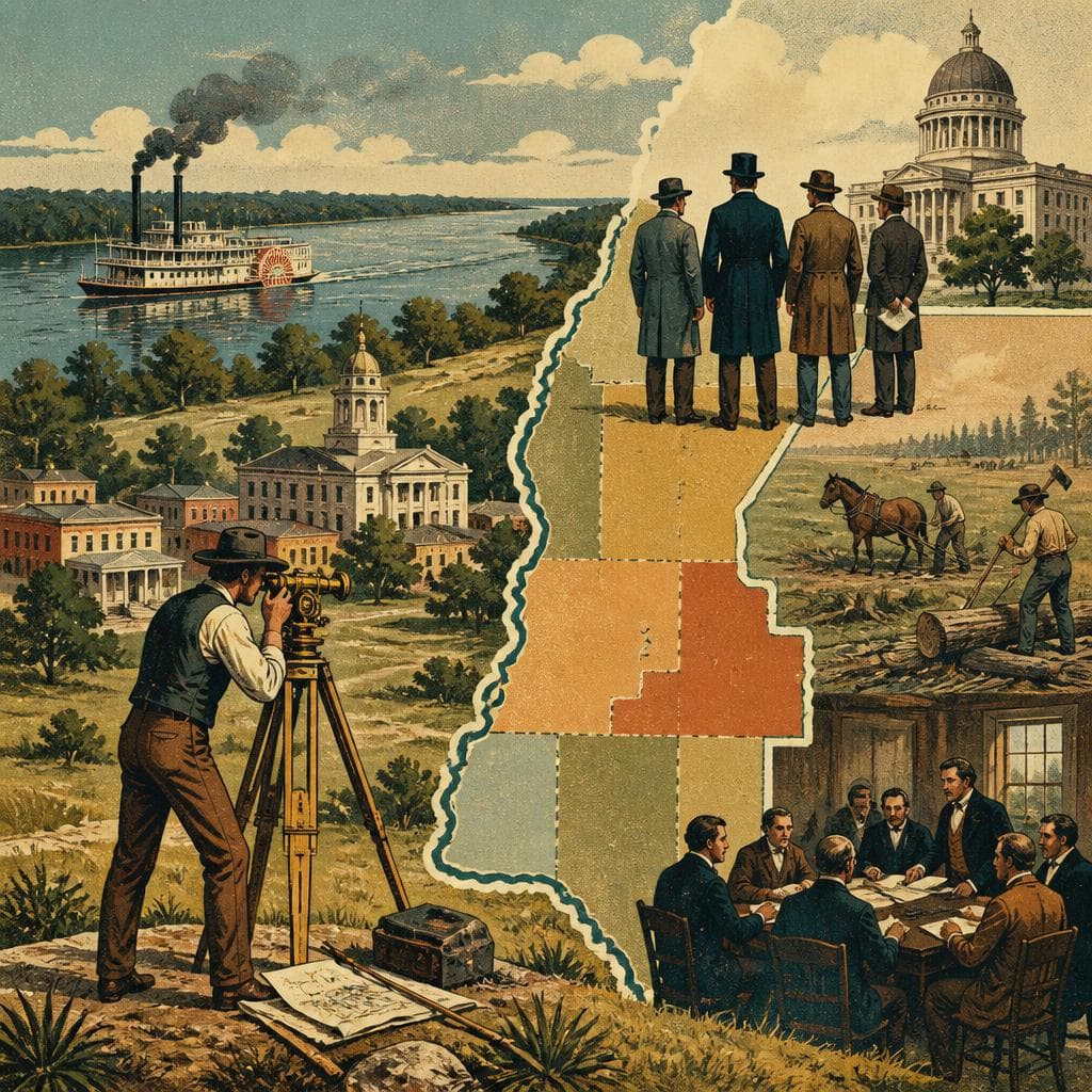 Cover art for Lines Drawn in Early Mississippi