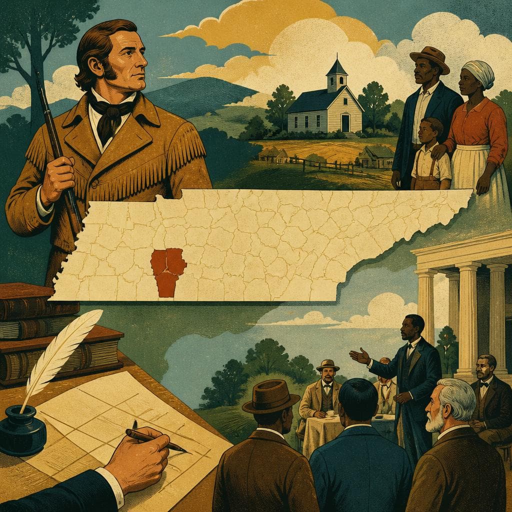 Cover art for When Tennessee Drew Crockett County