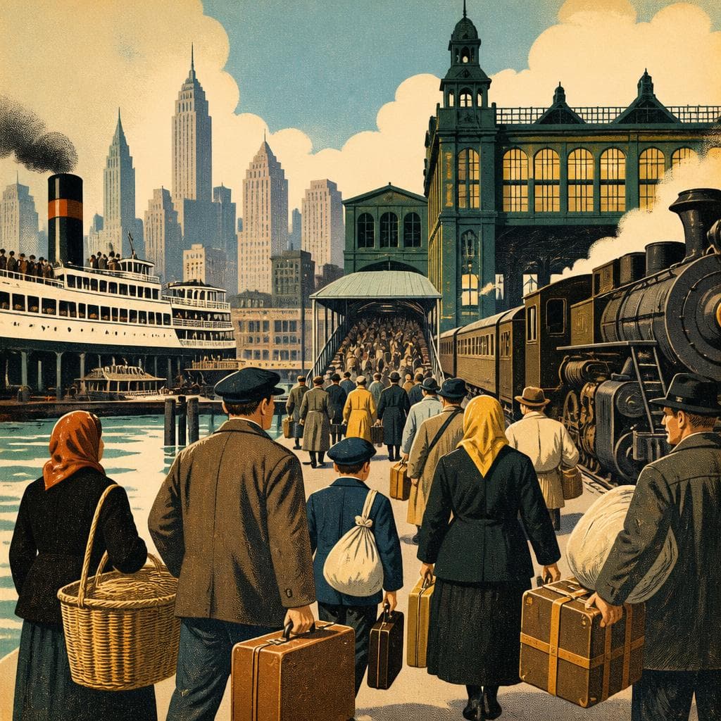 Cover art for After Ellis Island, the Next Threshold