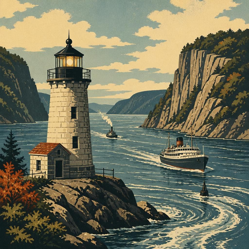 Cover art for Where the Hudson Tightens, a Light Held Steady