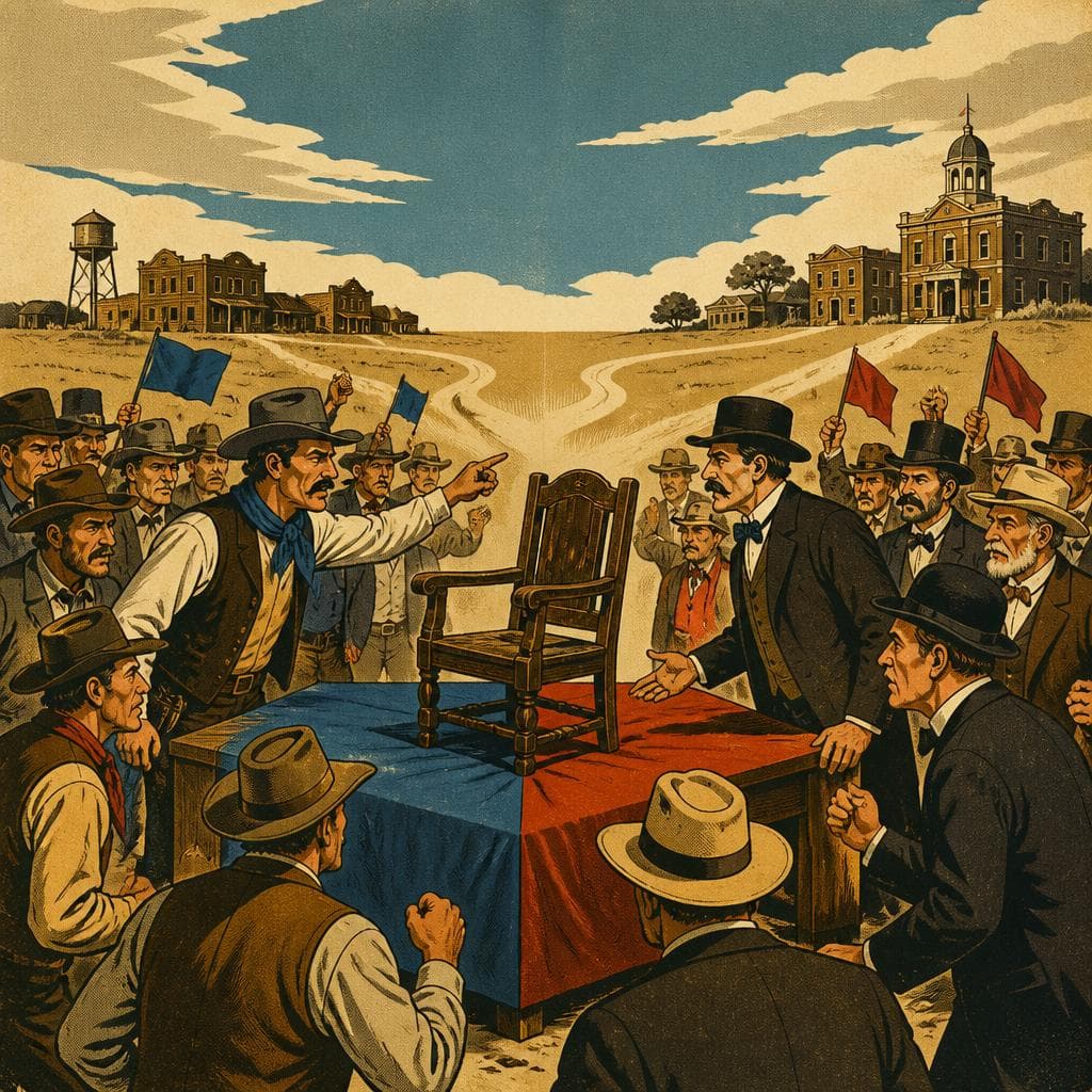 Cover art for When the County Seat Was the Prize