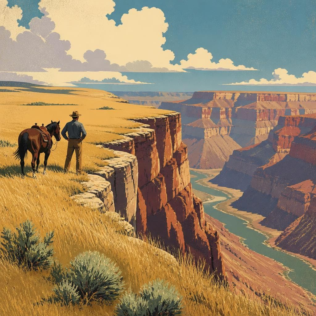 Cover art for Where the Plains Suddenly Fall Away