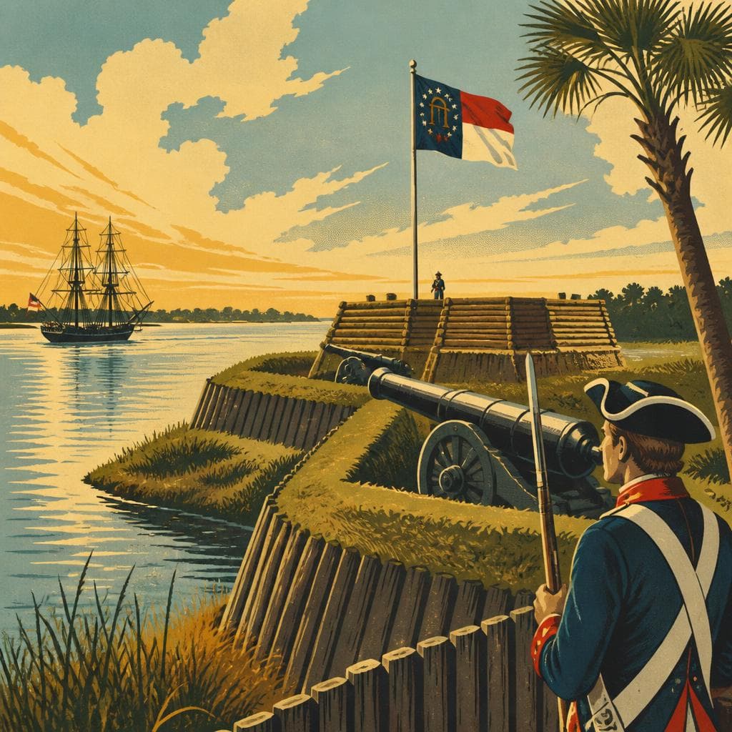 Cover art for Where Georgia Drew a Line at Sunbury