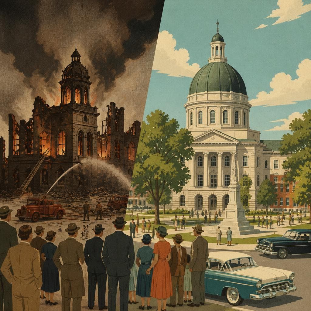 Cover art for After the Fire, a Dome Over the Square