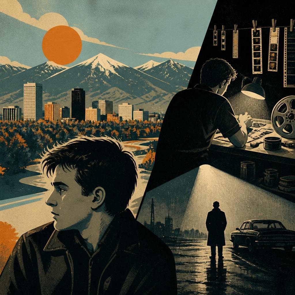 Cover art for Born in Denver, Drawn to the Dark