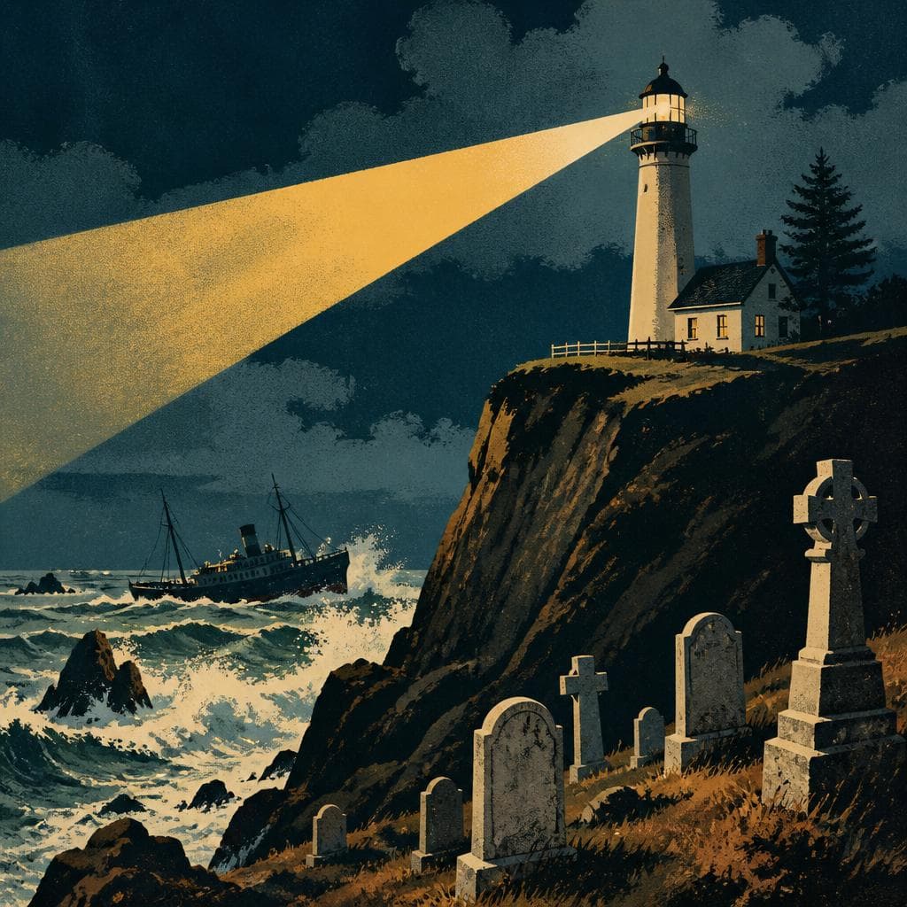 Cover art for The Light Above the Graveyard