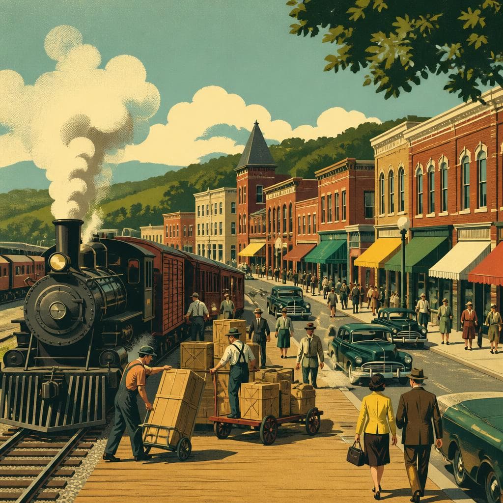 Cover art for Where the Railroad Made a Downtown