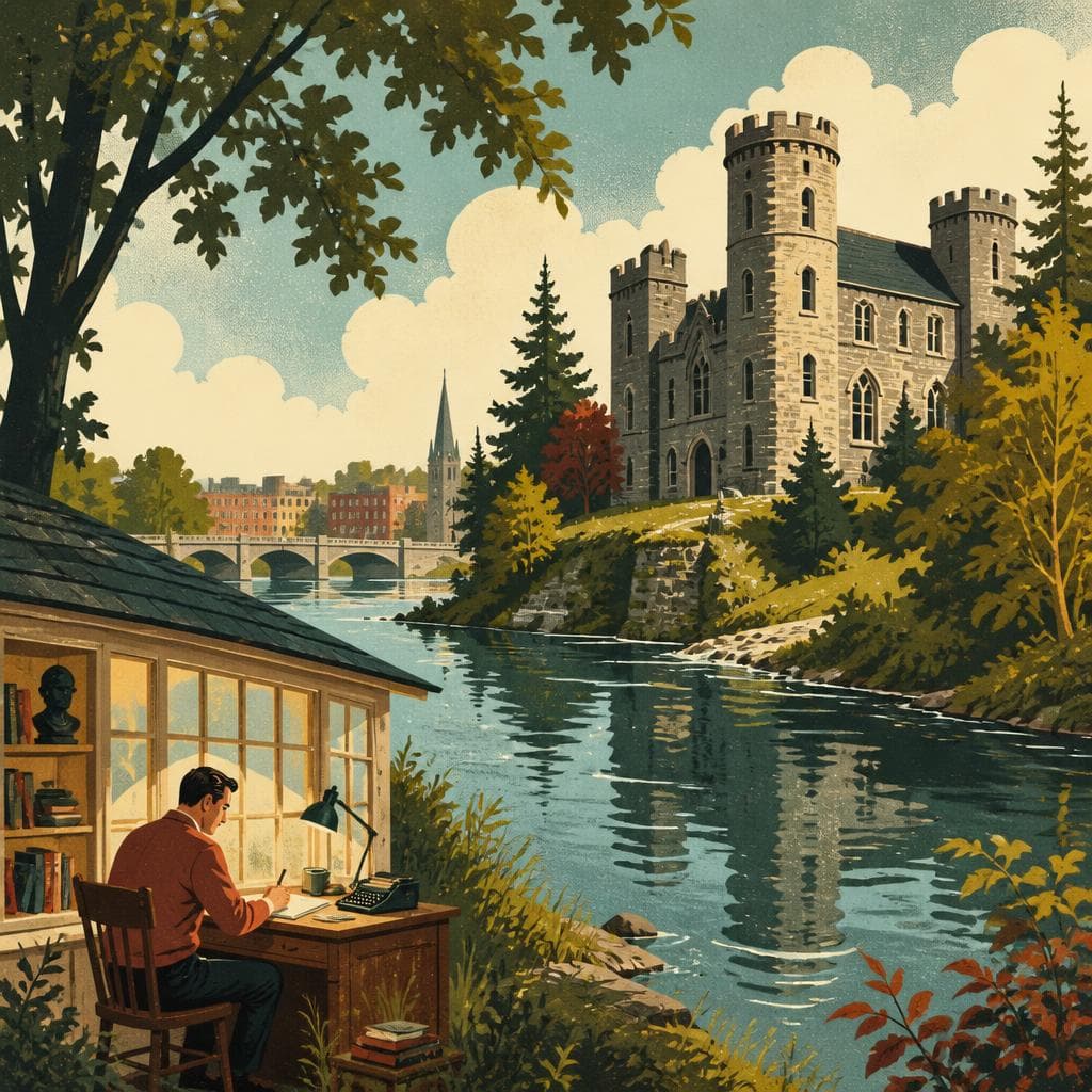 Cover art for A Castle for Writing on the Shiawassee