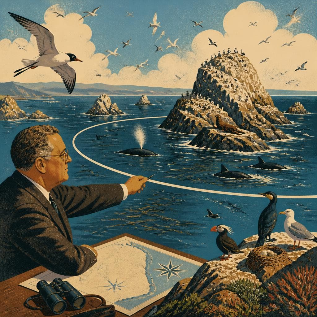 Cover art for Where Roosevelt Drew a Line for Seabirds