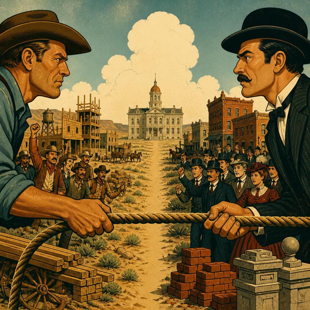 Cover art for When a County Seat Meant Life or Death
