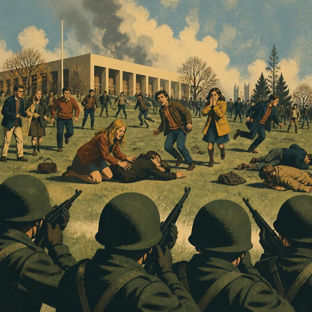 Cover art for Thirteen Seconds at Kent State