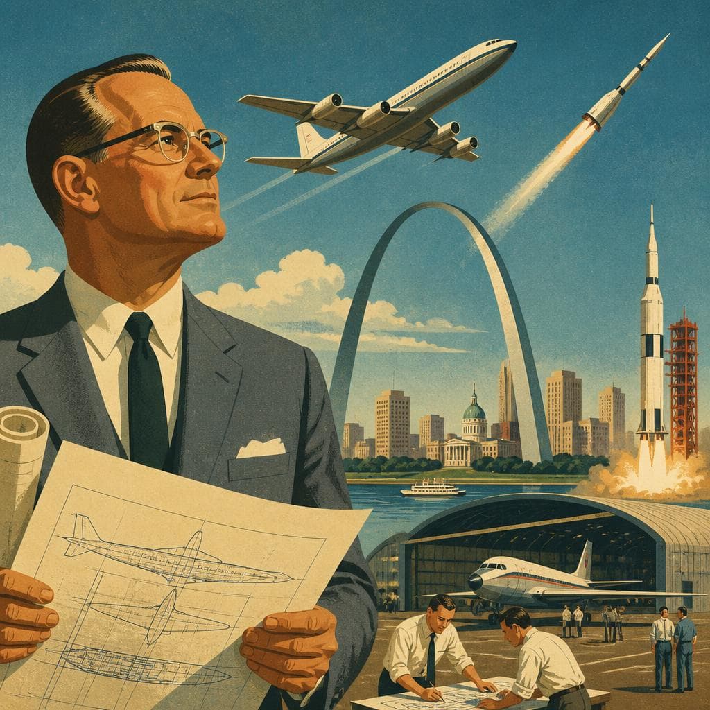 Cover art for How James S. McDonnell Lifted St. Louis Skyward