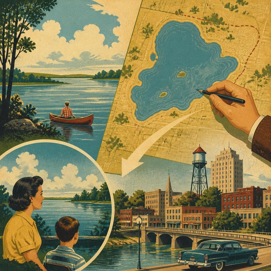 Cover art for How a Lake Gave Albert Lea Its Name