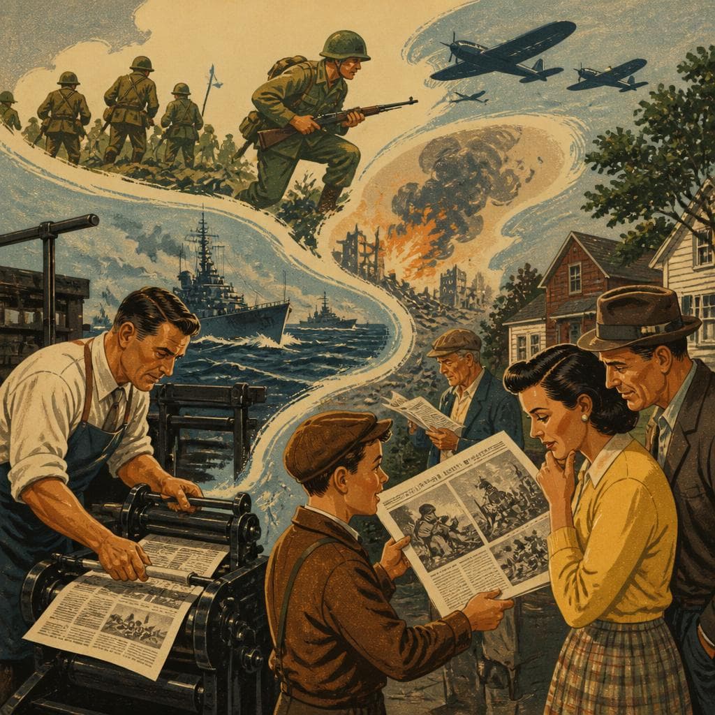 Cover art for When War Arrived in the Weekly