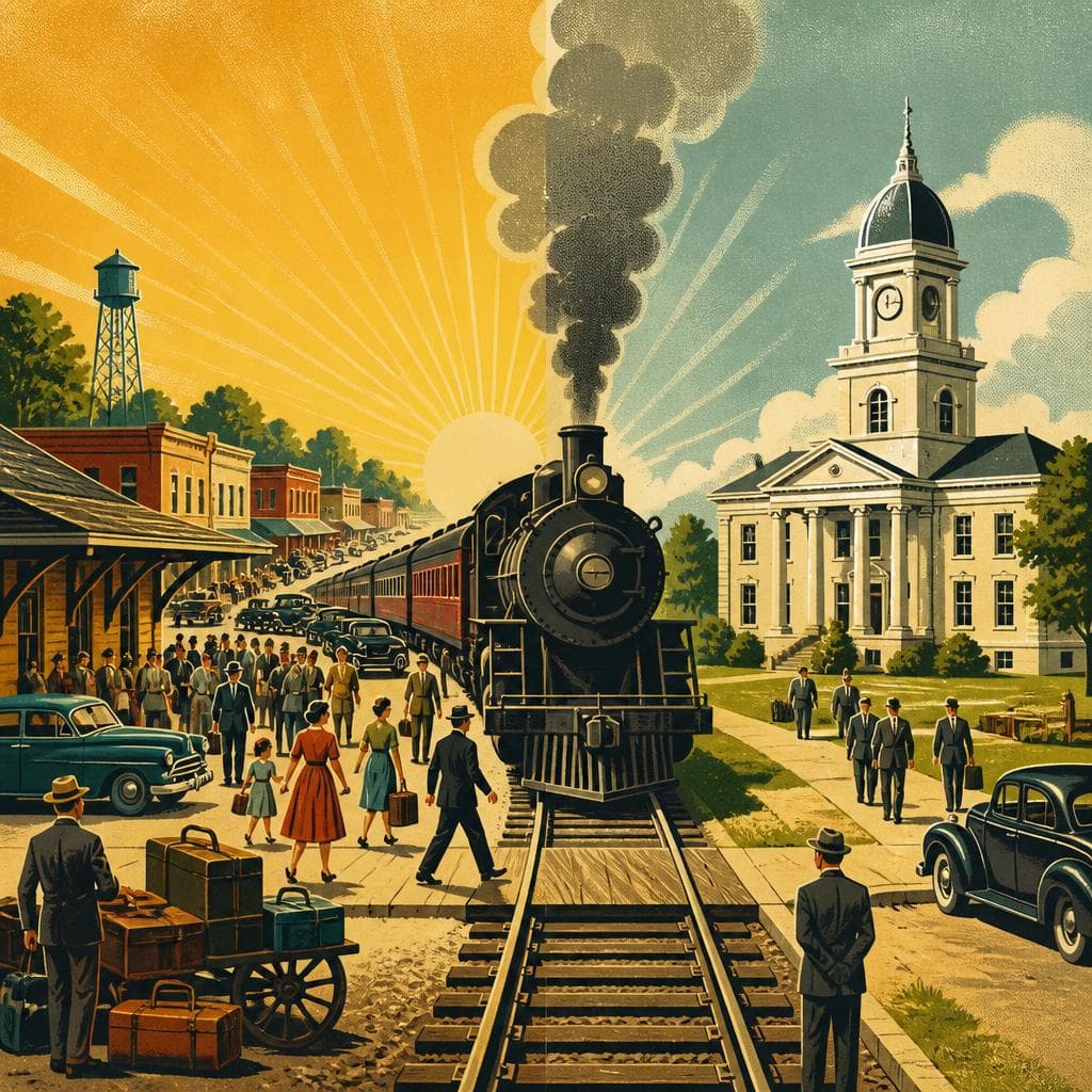Cover art for When the Depot Beat the Courthouse