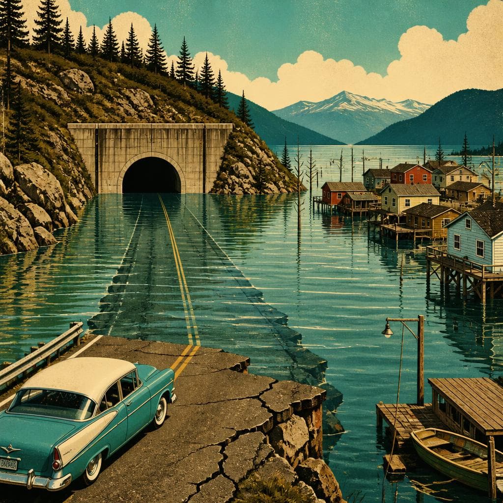 Cover art for The Road That Stopped at a Tunnel