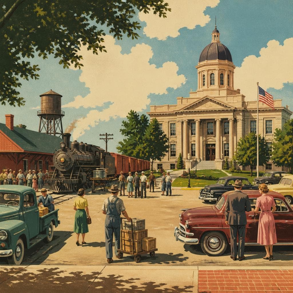 Cover art for Where the Tracks and the Courthouse Met