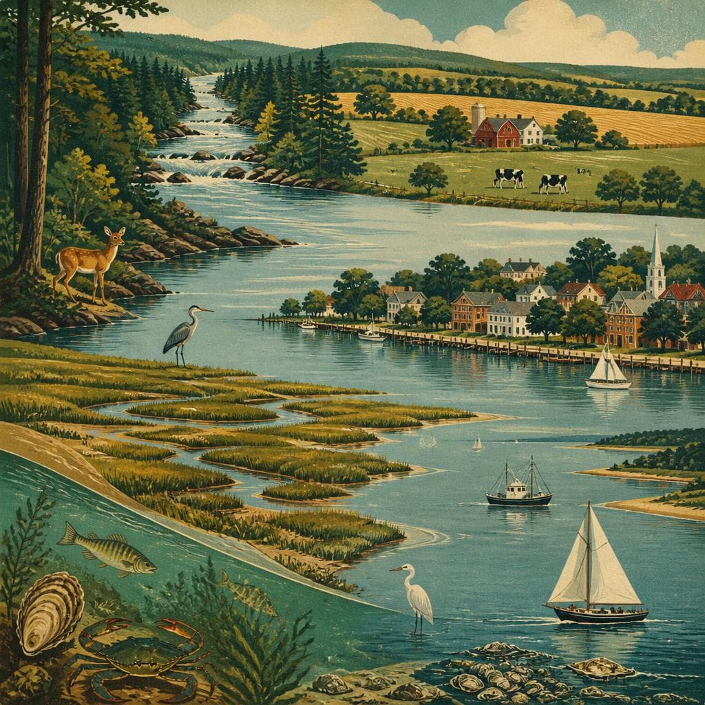 Cover art for One River, Many Worlds