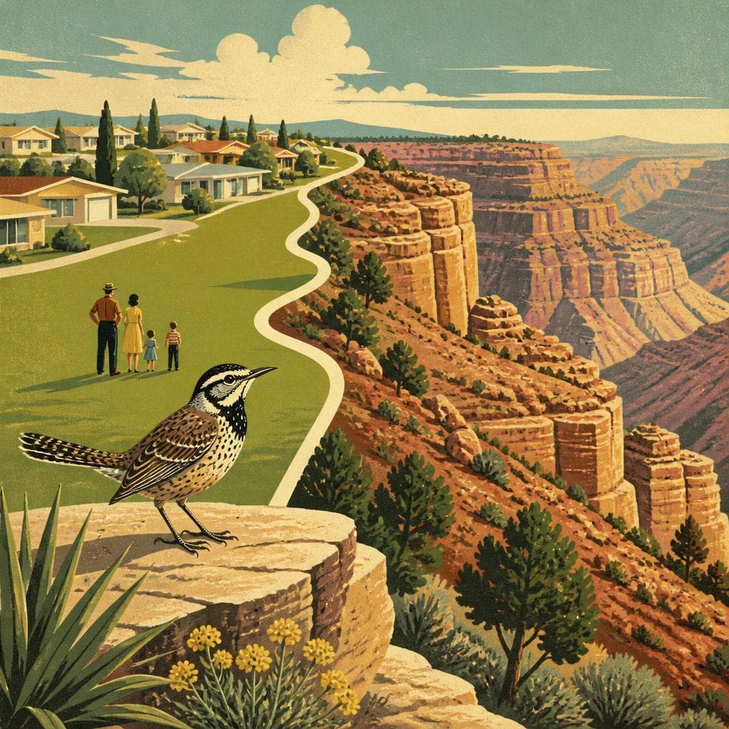 Cover art for The Bird That Drew the Canyon’s Edge