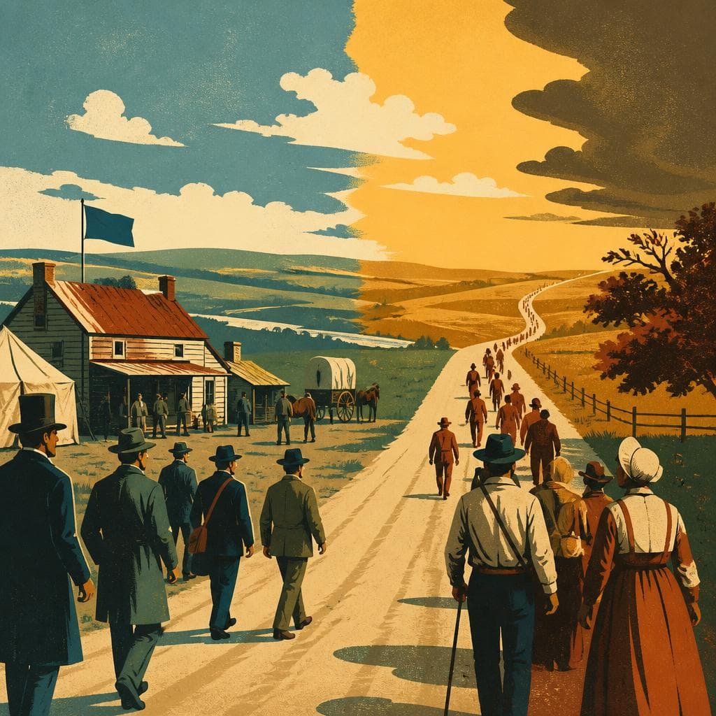 Cover art for The Road Where Votes Were Walking