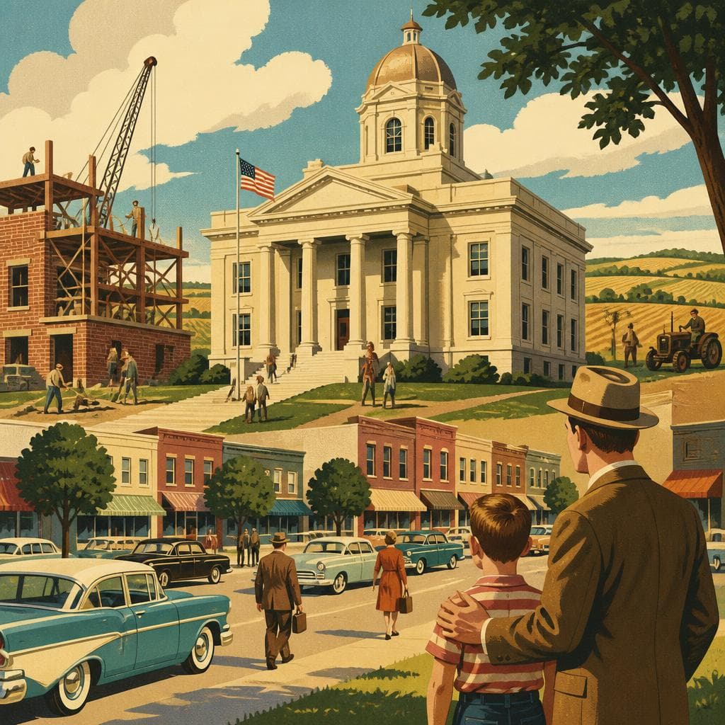 Cover art for Where the Courthouse Made the Town