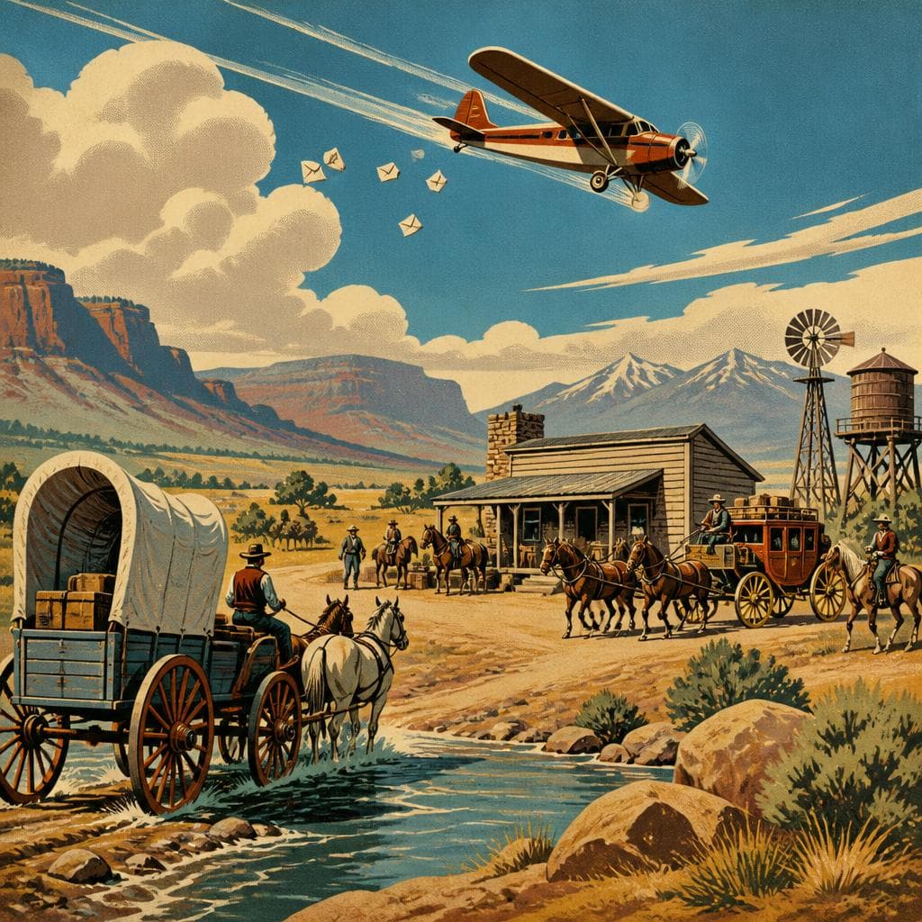 Cover art for Where the Trails Paused and the Mail Flew