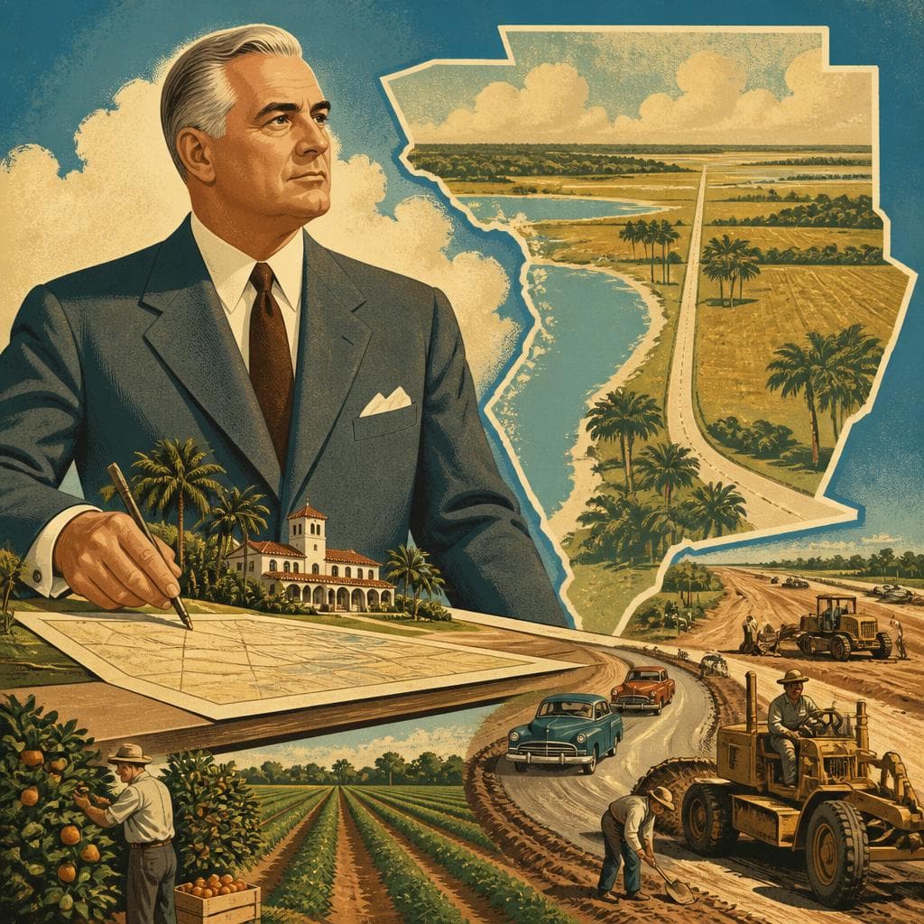 Cover art for The Man Who Put His Name on a County