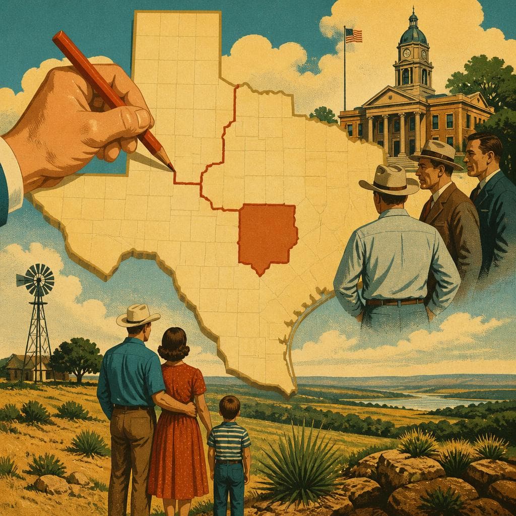 Cover art for When Texas Redrew the Map for Mills County