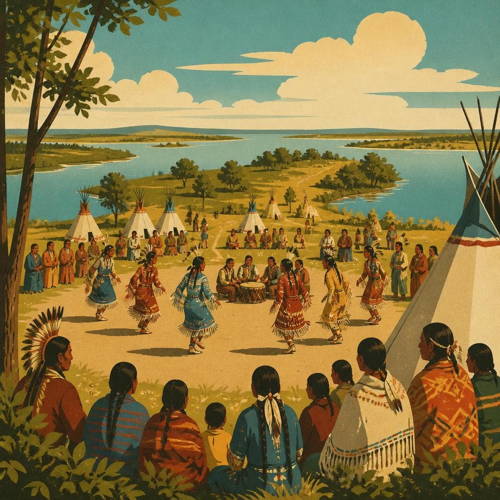 Cover art for Where the Drum Carries Across Prairie Island