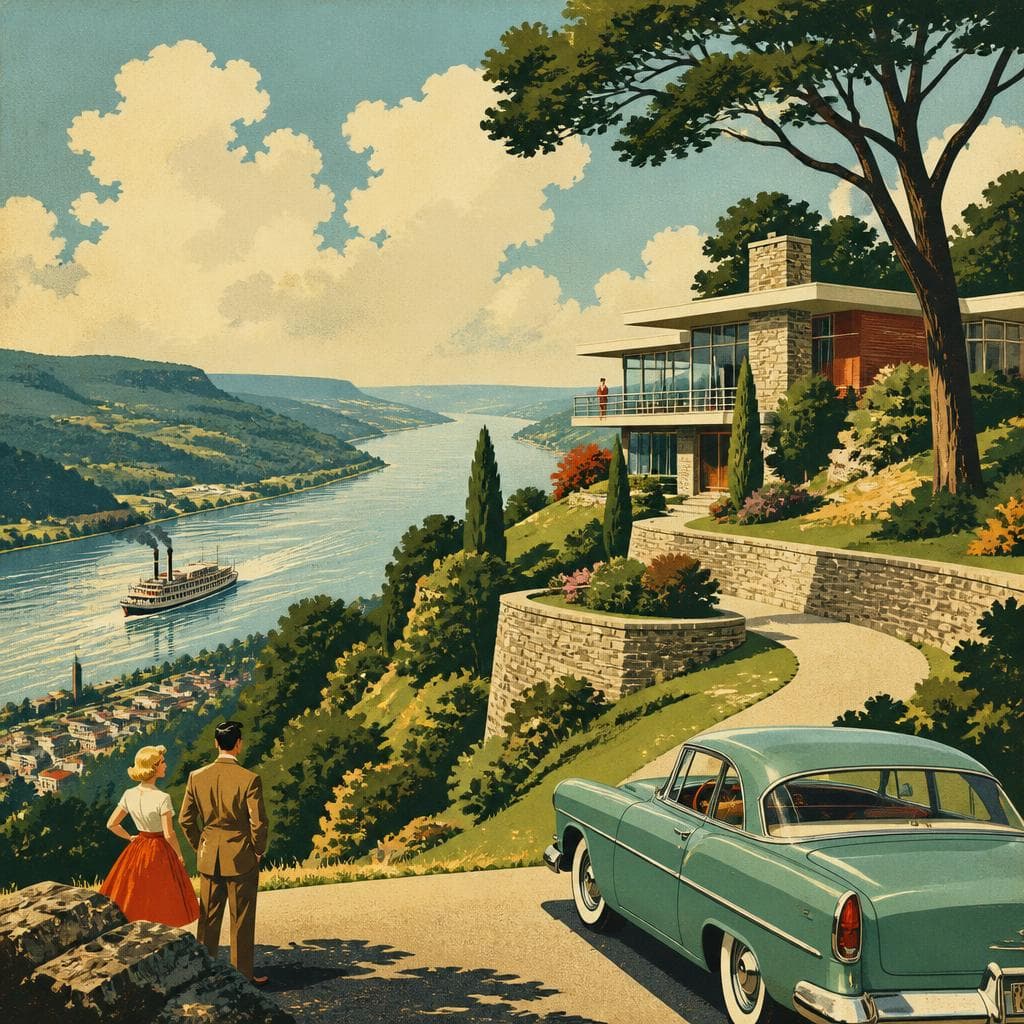 Cover art for Above the River, a House Meant to Be Seen