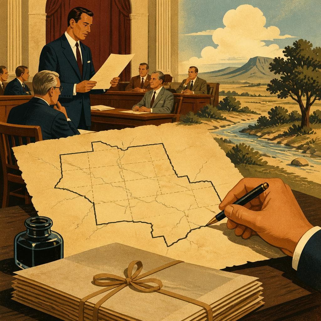 Cover art for How a County Begins on Paper