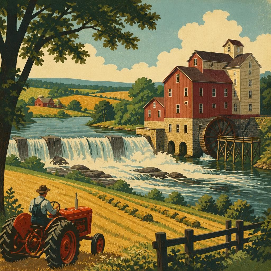 Cover art for Where the River Kept the Farm Country Going