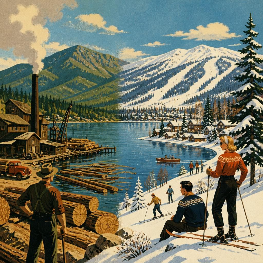 Cover art for When the Lake Town Learned to Love Winter