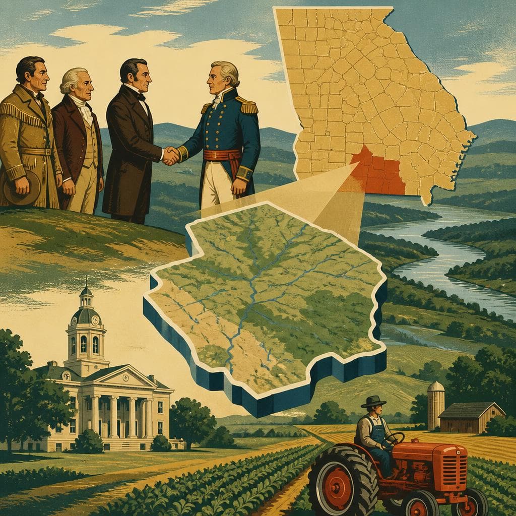 Cover art for When Georgia Drew Monroe County