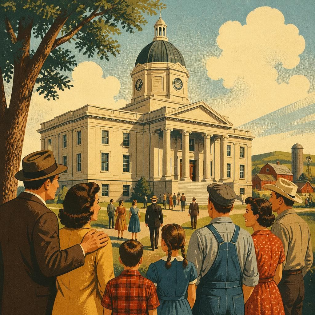 Cover art for How a Courthouse Finally Held Starke County Together