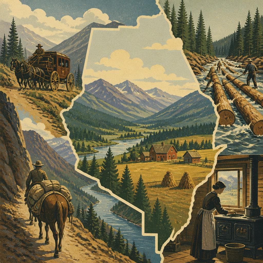 Cover art for A County Born of Distance