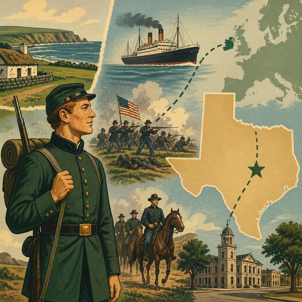 Cover art for How an Irish Soldier Reached a Texas Map