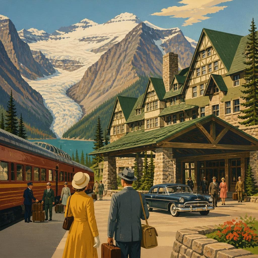 Cover art for The Hotel That Made an Arrival of Glacier