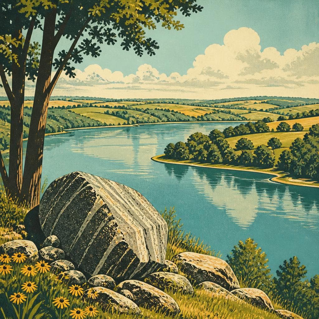 Cover art for Iowa’s Southern Ice Age Lake