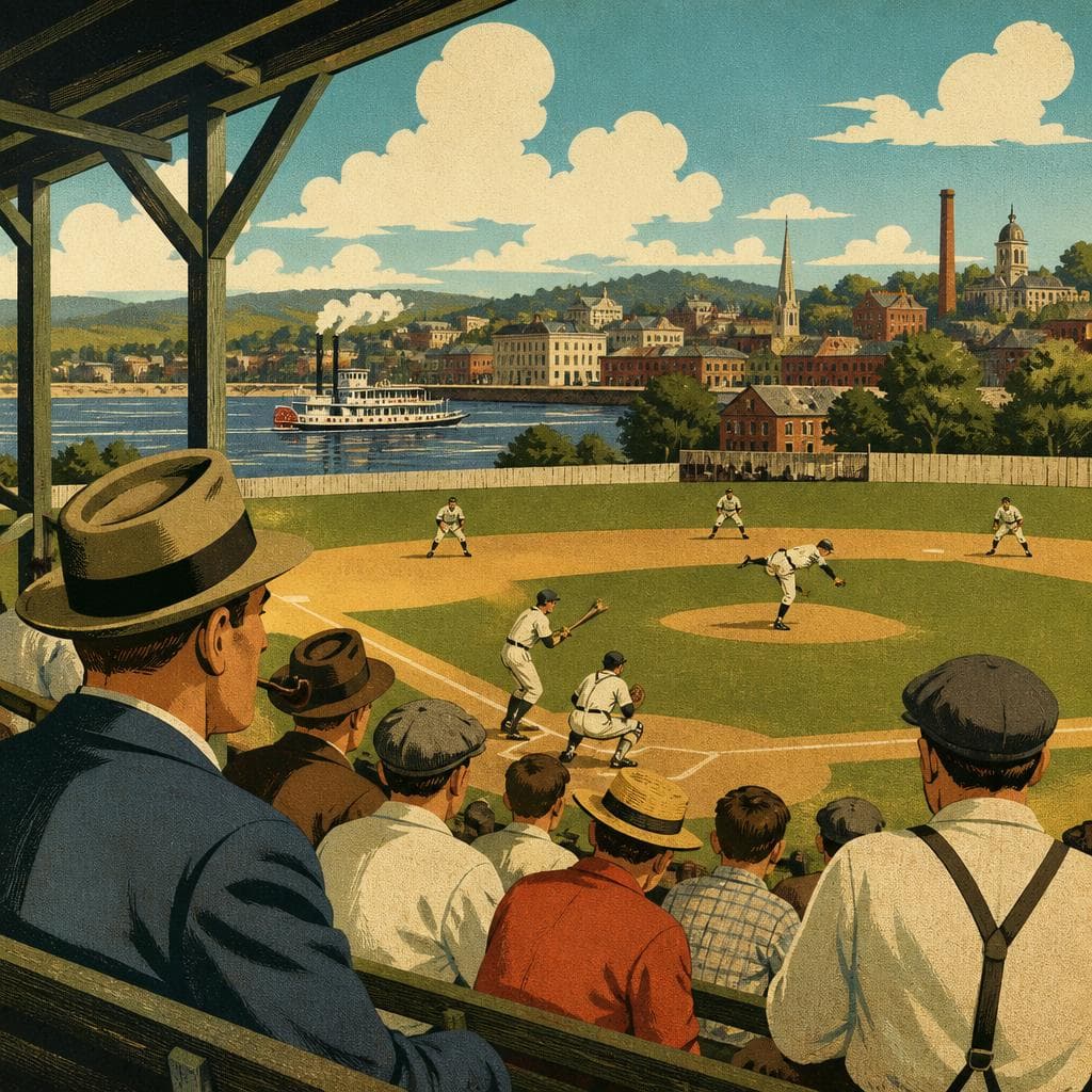 Cover art for Where Burlington Watched Baseball Grow Up