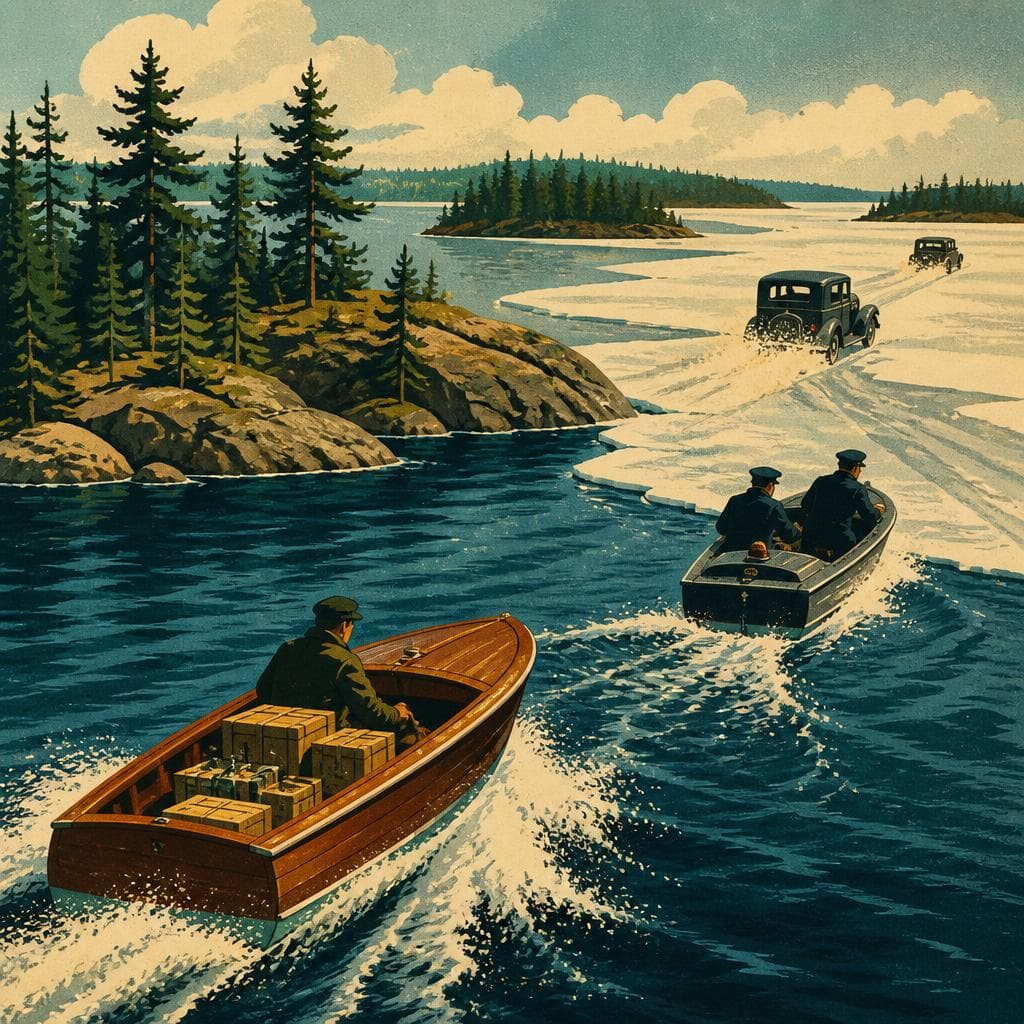 Cover art for Where the Border Slips on Lake of the Woods