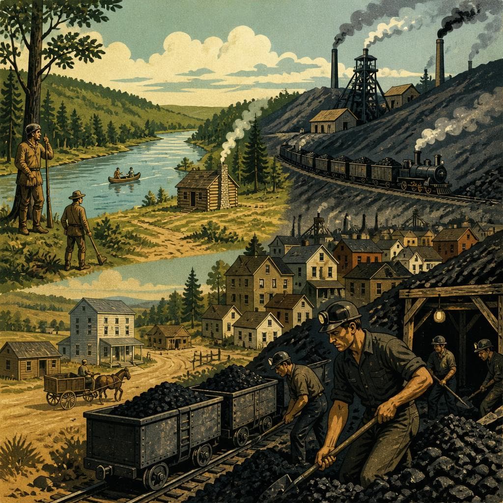 Cover art for Where the Riverbank Turned to Coal Country