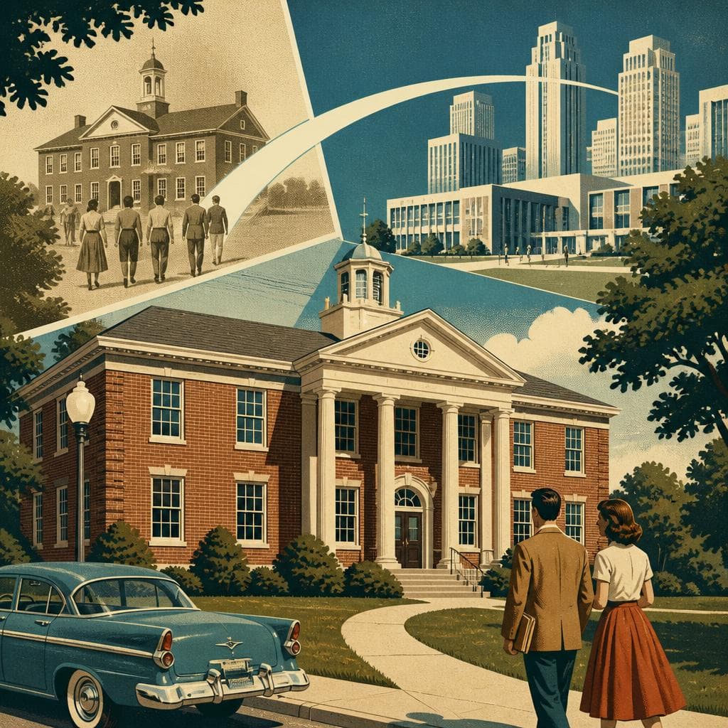 Cover art for The Building That Carried a College Forward