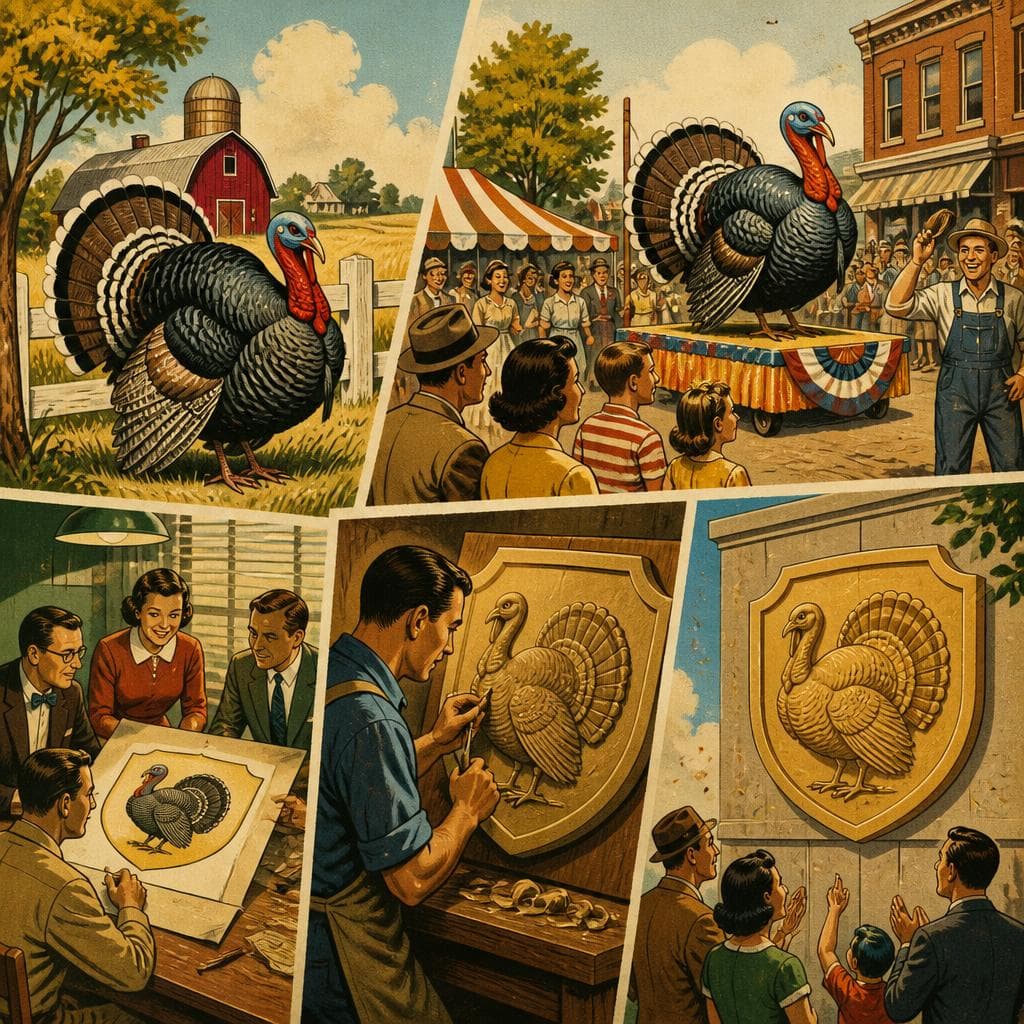 Cover art for How a Turkey Became Yellville’s Emblem