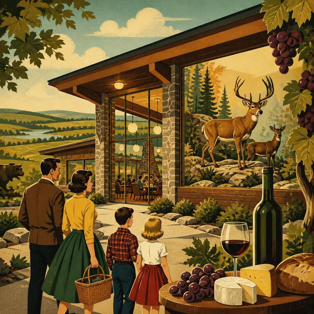 Cover art for Where Wine Meets the Wildlife Lodge