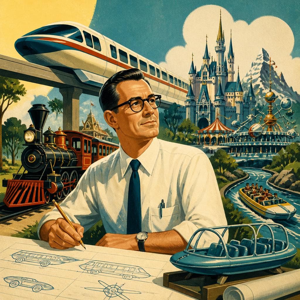 Cover art for The Man Who Set Disneyland in Motion