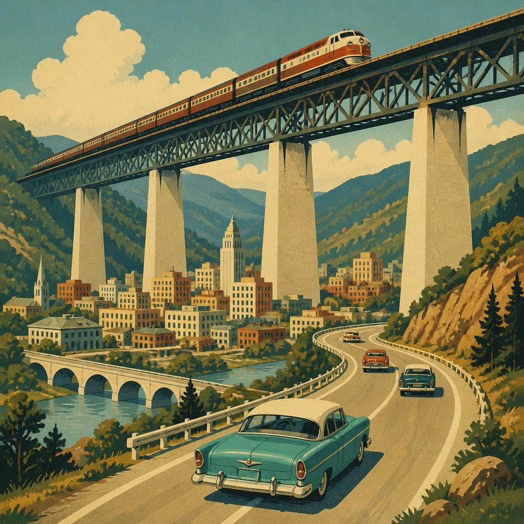 Cover art for The Bridge That Refused the Valley