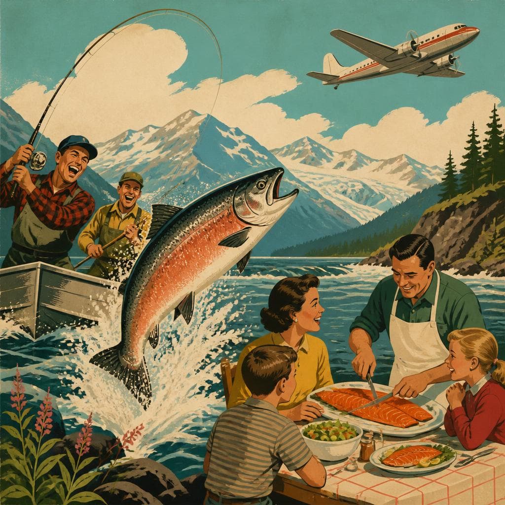 Cover art for When the First Copper River Salmon Takes Flight