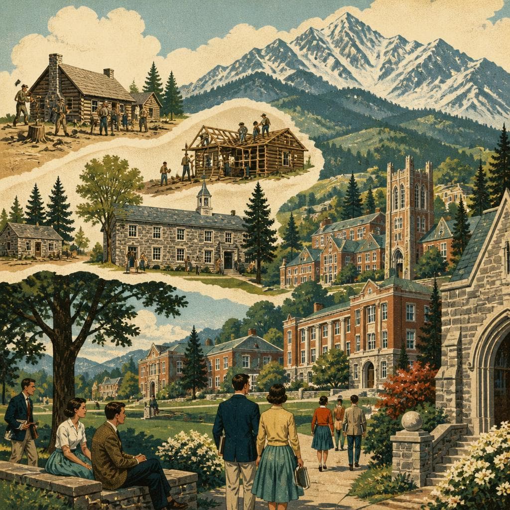 Cover art for A Campus Built to Reach the Mountains